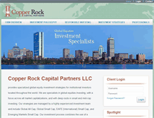 Tablet Screenshot of copperrockcapital.com